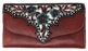 Women's Western Leather Wallet Clutch 18FKClutch