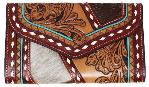 Women's Western Leather Wallet Clutch 18FKClutch