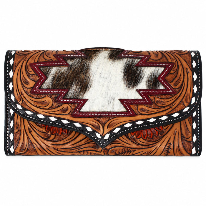 Women's Western Leather Wallet Clutch 18FKClutch