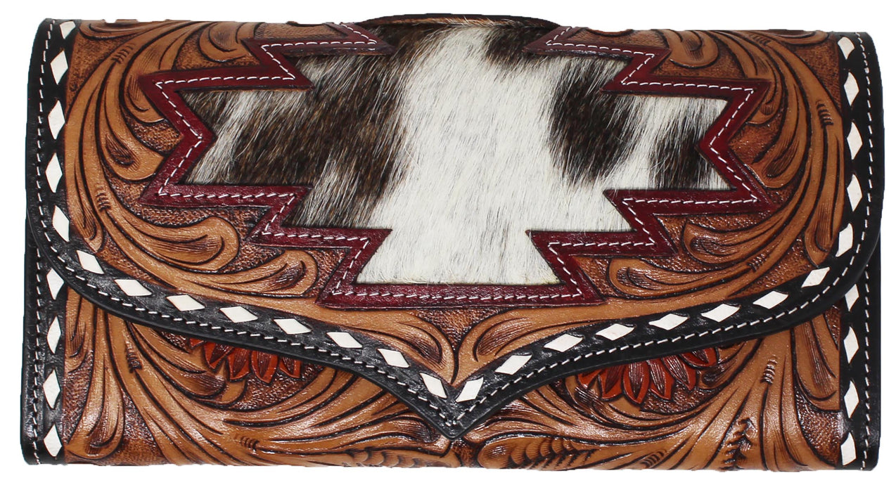 Women's Western Leather Wallet Clutch 18FKClutch