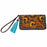 Women's Western Tooled Leather Zippered Wallet Clutch Christmas Gift 18FKClutchZipper