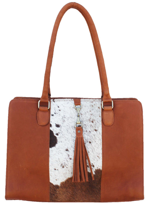 Women's Western Soft Pebbled Leather Cowhide Inaly Shoulder Handbag Tote 18RAH15