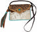 Women's Cowhide Western Floral Tooled Leather Shoulder Purse Handbag 18RAH39