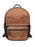 Challenger Turquoise Trail Western Leather Backpack, Floral Tooled w/ Turquoise Accents, Multi Pocket Carry Bag 18RSB02