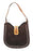 Women's Western Brown Embossed Floral Tooled Leather Shoulder Handbag Purse 18RSH27 18RSH27