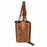 Challenger Western Phone Wallet Crossbody, Leather Organizer w/ Hand Tooled Filigree Floral & Cowhide Inlay 18RSH31