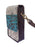Challenger Turquoise Painted Tooled Leather Phone Bag Cowhide Crossbody Western ID Holder 18RSH94