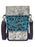 Challenger Turquoise Painted Tooled Leather Phone Bag Cowhide Crossbody Western ID Holder 18RSH94