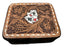 Women's Western Handcrafted Floral Tooled Jewelry Travel Case Box 18RSJ