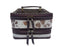 Women's Western Handcrafted Deluxe Floral Tooled Cowhide Dual Jewelry Cosmetic Organizer Travel Case Box 18RSJ