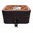 Women's Western Handcrafted Deluxe Floral Tooled Cowhide Dual Jewelry Cosmetic Organizer Travel Case Box 18RSJ