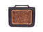 Challenger Leather Hanging Travel Kit Floral Tooled Organizer 10.5x10.5x3 Chocolate Brown 18RST11