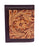 Challenger Western Bi-Fold Wallet – Braided Frontier Antique Floral Tooled Leather with Braided Lacing Accents, Brown Trim 18RSW151B