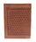 Challenger Western Bi-Fold Wallet – Saddle Weave Arrow Oiled Tan Basket Weave Tooled Leather with Rawhide Arrow Accents Bi-Fold