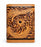 Challenger Western Tri-Fold Wallet – Ace’s Edge Basket Antique Basket Weave with Four Aces Design & Brown Trim 18RSW138T