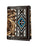 Men's Western Tooled Leather Beaded Floral Tri-Fold Wallet 18RSW-Trifold
