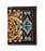 Men's Western Basket Weave Tooled Leather Beaded Bi-Fold Wallet 18RSW-Bifold
