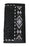 Men's Western Basket Weave Tooled Leather Beaded Rodeo Wallet 18RSW-Rodeo
