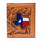Challenger Western Bi-Fold Wallet – Texas Heritage Floral Tooled Leather with Painted Texas Flag Design 18RSW502B