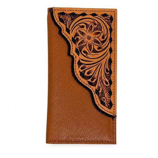 Challenger Western Floral Tooled Leather Rodeo Wallet Prairie Ridge Floral 18RSW505R