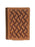 Challenger Frontier Basket Distressed Leather Money Clip Bi-Fold Wallet Hand Tooled 18RSW550M