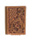Challenger Frontier Heritage Distressed Leather Money Clip Bi-Fold Wallet Hand Tooled 18RSW553M