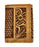 Men's Western Tooled Leather Beaded Floral Tri-Fold Wallet 18RSW-Trifold