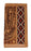 Men's Western Basket Weave Tooled Leather Beaded Rodeo Wallet 18RSW-Rodeo