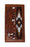 Men's Western Basket Weave Tooled Leather Beaded Rodeo Wallet 18RSW-Rodeo