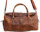 100% Full Grain Vintage Distressed Leather Sports Bag Travel Weekender Bag Duffle 18RT03S