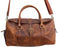 100% Full Grain Vintage Distressed Leather Sports Bag Travel Weekender Bag Duffle 18RT03