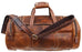 Handcrafted Distressed Leather Carry-On Travel Weekender Duffle Bag 18RT04