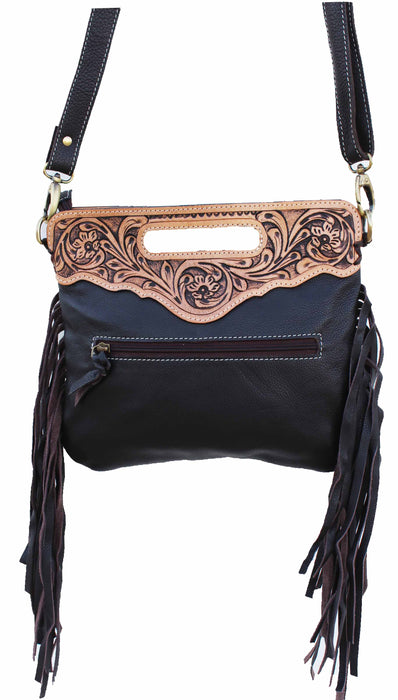 western hand tooled leather purse - Women's handbags