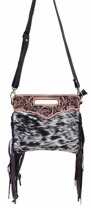 Elegant Floral Pattern Handbag, Women's Fashion Faux Leather Shoulder – La  Boutique Dacula