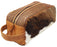 Men's Western Basket Weave Tooled Leather Hairon Toiletry Dopp Kit Bag 18RTT03