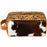 Men's Western Cowhide Tooled Leather Travel Toiletry Dopp Kit Bag 18RTT09-L