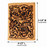 Men's Western Antique Floral Tooled Beaded Leather Tri-Fold Wallet 18RTWTrifold