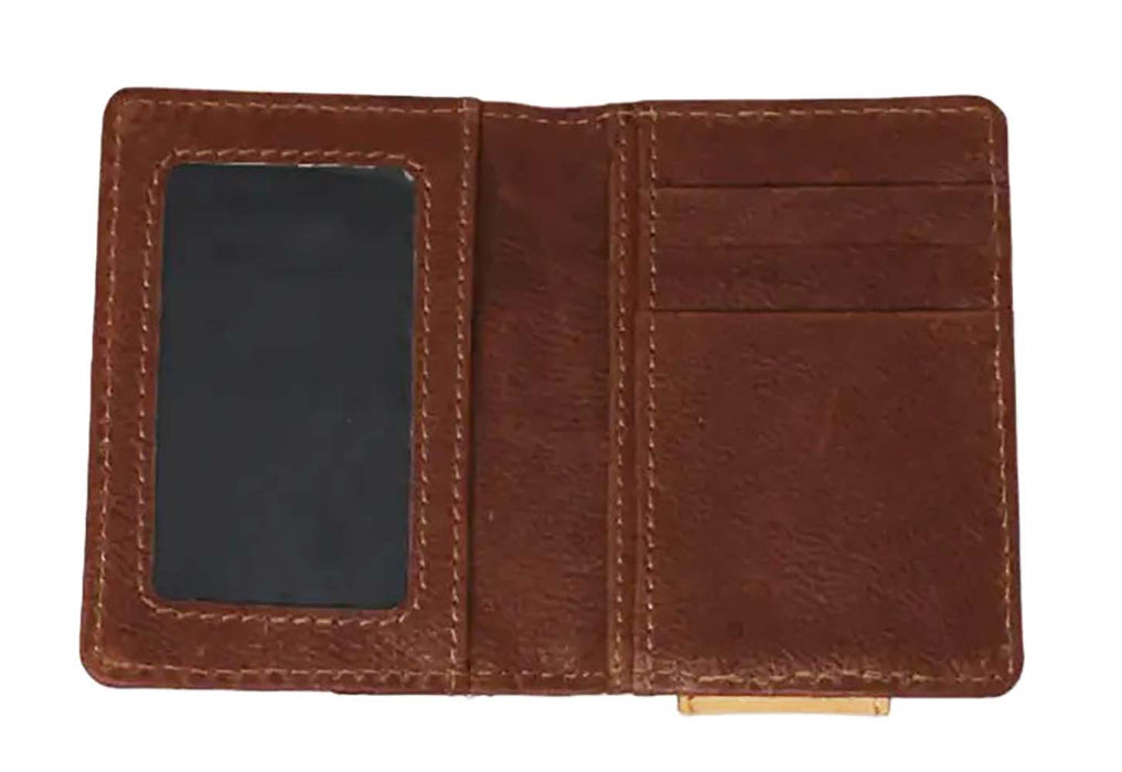 Men's Western Antique Floral Tooled Slim Money Clip Minimalist Wallet 18Antique Floral MoneyClip