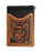 Men's Western Antique Floral Tooled Slim Money Clip Minimalist Wallet 18Antique Floral MoneyClip