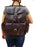 Handcrafted Distressed Leather  Work Travel Backpack 18SKB04