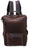 Handcrafted Full-Grain Crushed Tan Leather Travel Utility Bag 18SKB06LB