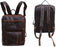 Handcrafted Full-Grain Crushed Tan Leather Travel Utility Bag 18SKB06LB