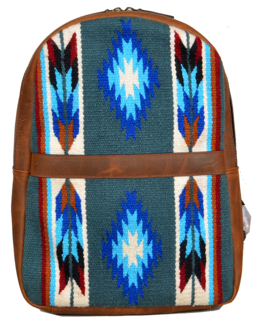Men Women Western Handwoven Saddle Blanket Distressed Leather Bag for Women 18SKB13Arrow