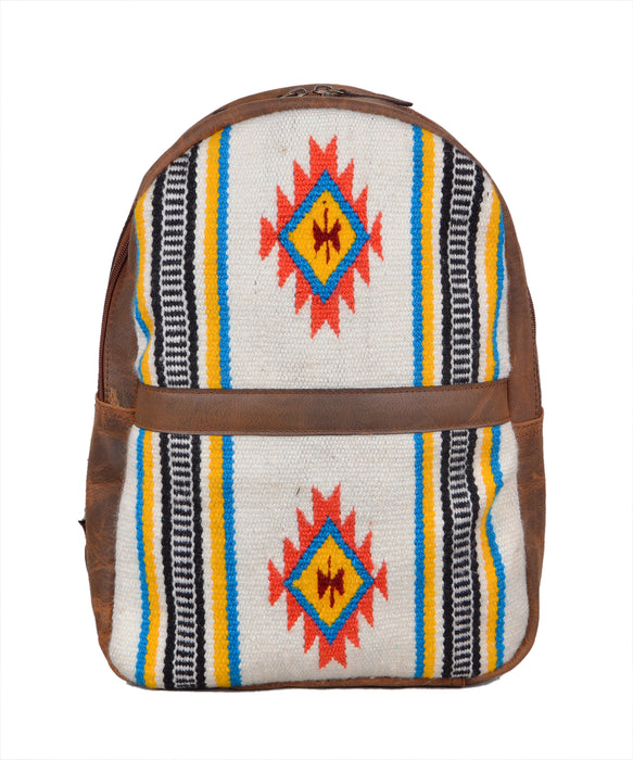 Men Women Western Handwoven Distressed Leather Saddle Blanket Rug Travel Bag 18SKB33