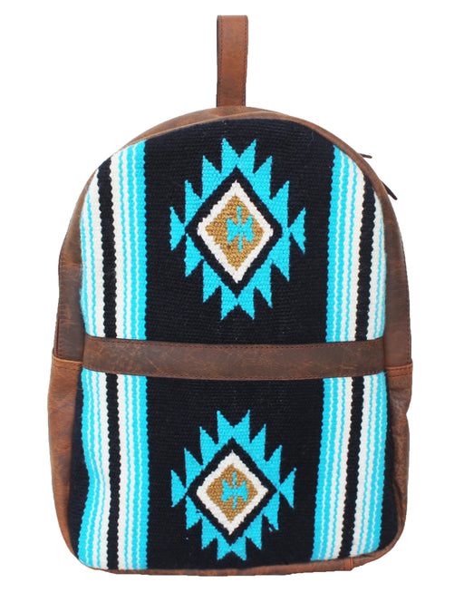 Men Women Western Handwoven Distressed Leather Saddle Blanket Rug Travel Bag 18SKB34