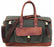 Handcrafted Black Canvas Leather Carry-On Travel Weekender Duffle Bag 18SKD02