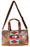 Western Cowhide Leather Woven Travel Weekender Carry-On Duffle Bag 18SKD Hairon
