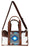 Western Cowhide Leather Woven Travel Weekender Carry-On Duffle Bag 18SKD Hairon
