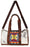 Western Cowhide Leather Woven Travel Weekender Carry-On Duffle Bag 18SKD Hairon