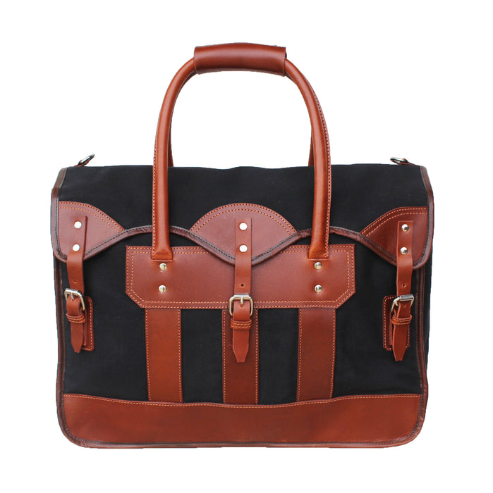 Western Canvas Leather Woven Carry-On Travel Weekender Duffle Gym Bag 18SKD Canvas